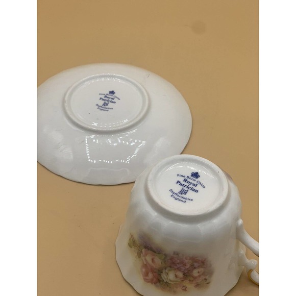 Royal Patrician Fine Bone China Grandmother Cup & Saucer England - Picture 2 of 10